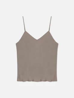 Femme Primark Hauts De Pyjama|Caraco De Pyjama Court En Satin à Col En V