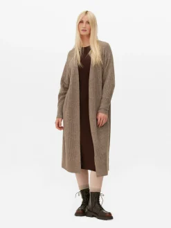 Femme Primark Pulls Et Gilets|Cardigan Long Côtelé