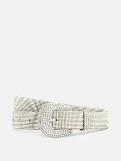 Femme Primark Ceintures|Ceinture à Boucle Et Strass