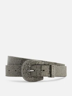 Femme Primark Ceintures|Ceinture à Boucle Et Strass
