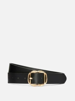 Femme Primark Ceintures|Ceinture En Simili Cuir à Boucle Torsadée