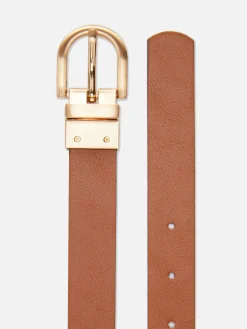 Femme Primark Ceintures|Ceinture Réversible En Simili Cuir