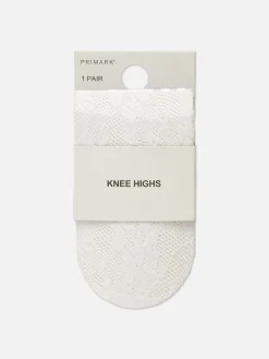 Femme Primark Chaussettes|Chaussettes Hauteur Genou En Dentelle