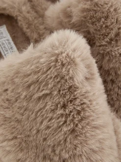 Femme Primark Chaussons|Chaussons En Fausse Fourrure