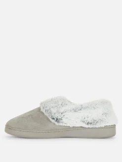 Femme Primark Chaussons|Chaussons Mocassins Doublés En Fausse Fourrure