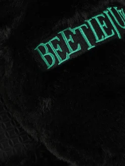 Femme Primark Beetlejuice|Accessoires Halloween|Chaussons Mule Duveteux Beetlejuice