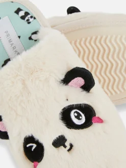 Enfant Primark Chaussons|Chaussons Mules à Motif Panda En 3D