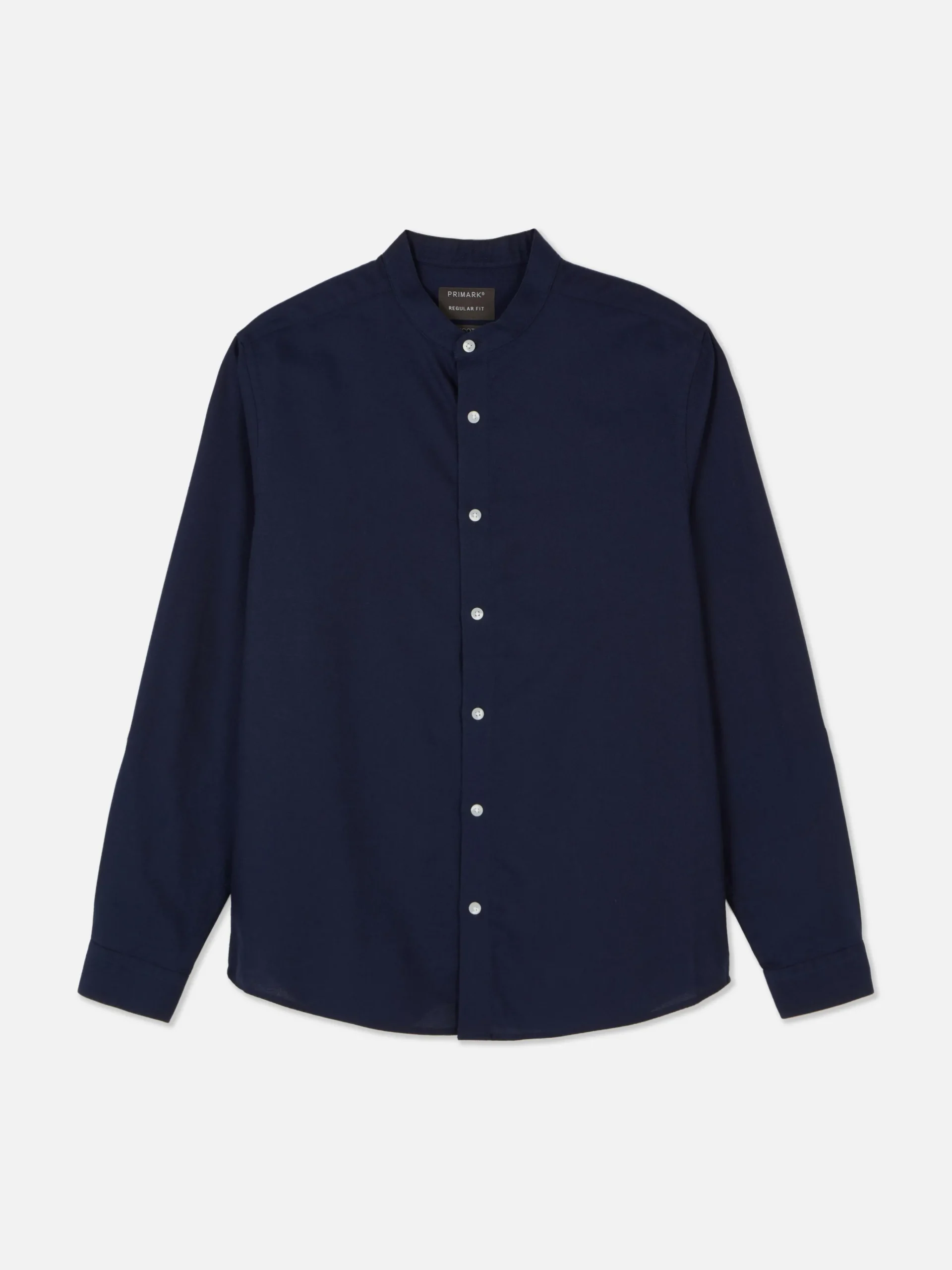 Homme Primark Chemises|Chemise Boutonnée à Manches Retroussées