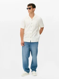 Homme Primark Chemises|Chemise Boutonnée à Manches Courtes