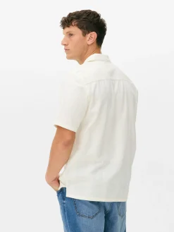 Homme Primark Chemises|Chemise Boutonnée à Manches Courtes