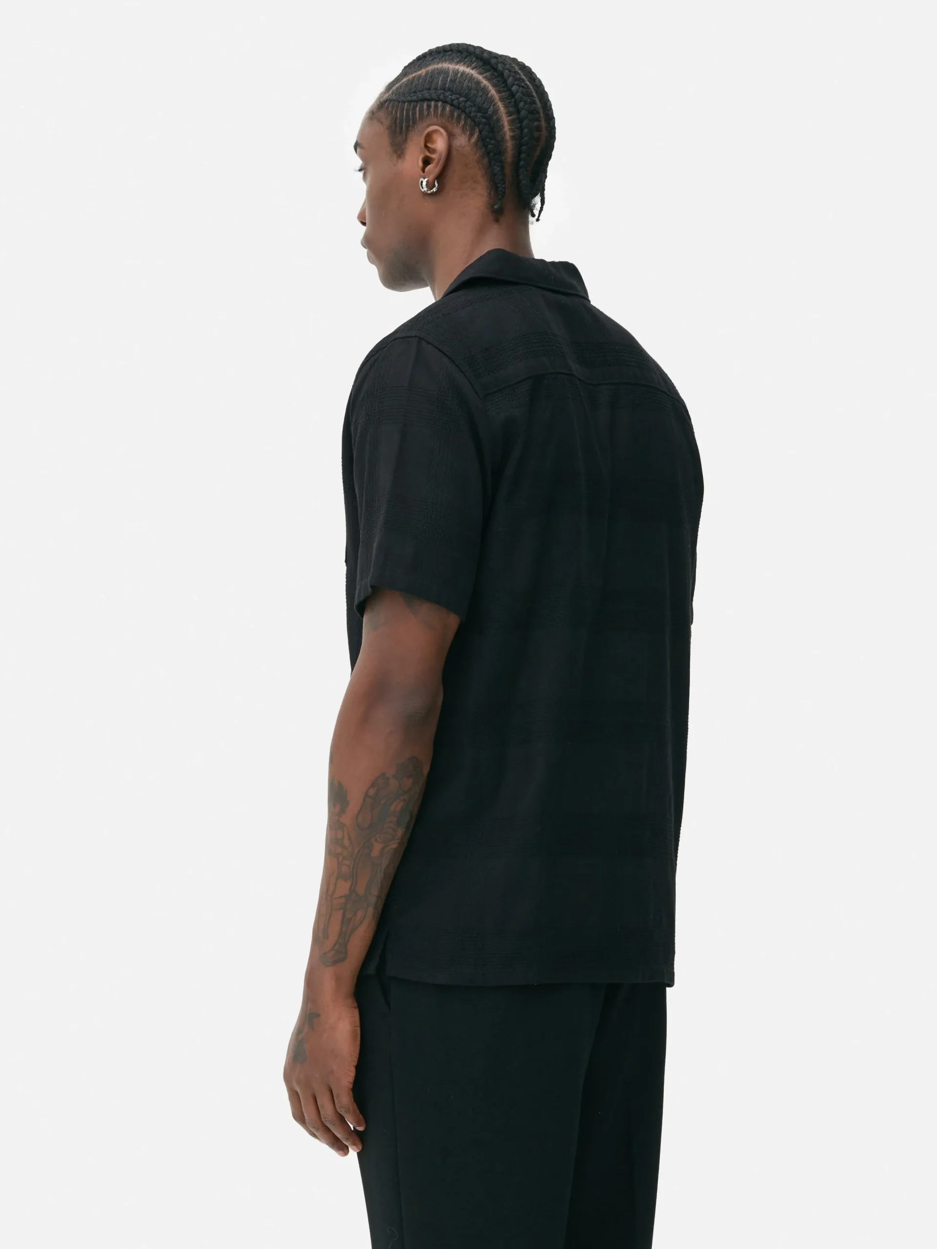 Homme Primark Chemises|Chemise Boutonnée à Manches Courtes