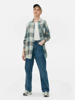 Femme Primark Chemises Et Blouses|Chemise Coupe Boyfriend à Carreaux