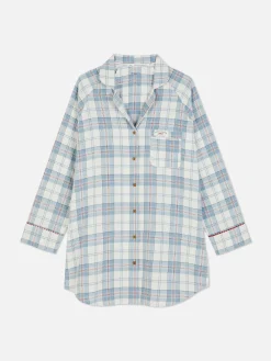 Femme Primark Chemises De Nuit Et Nuisettes|Chemise De Nuit Longue En Flanelle à Carreaux