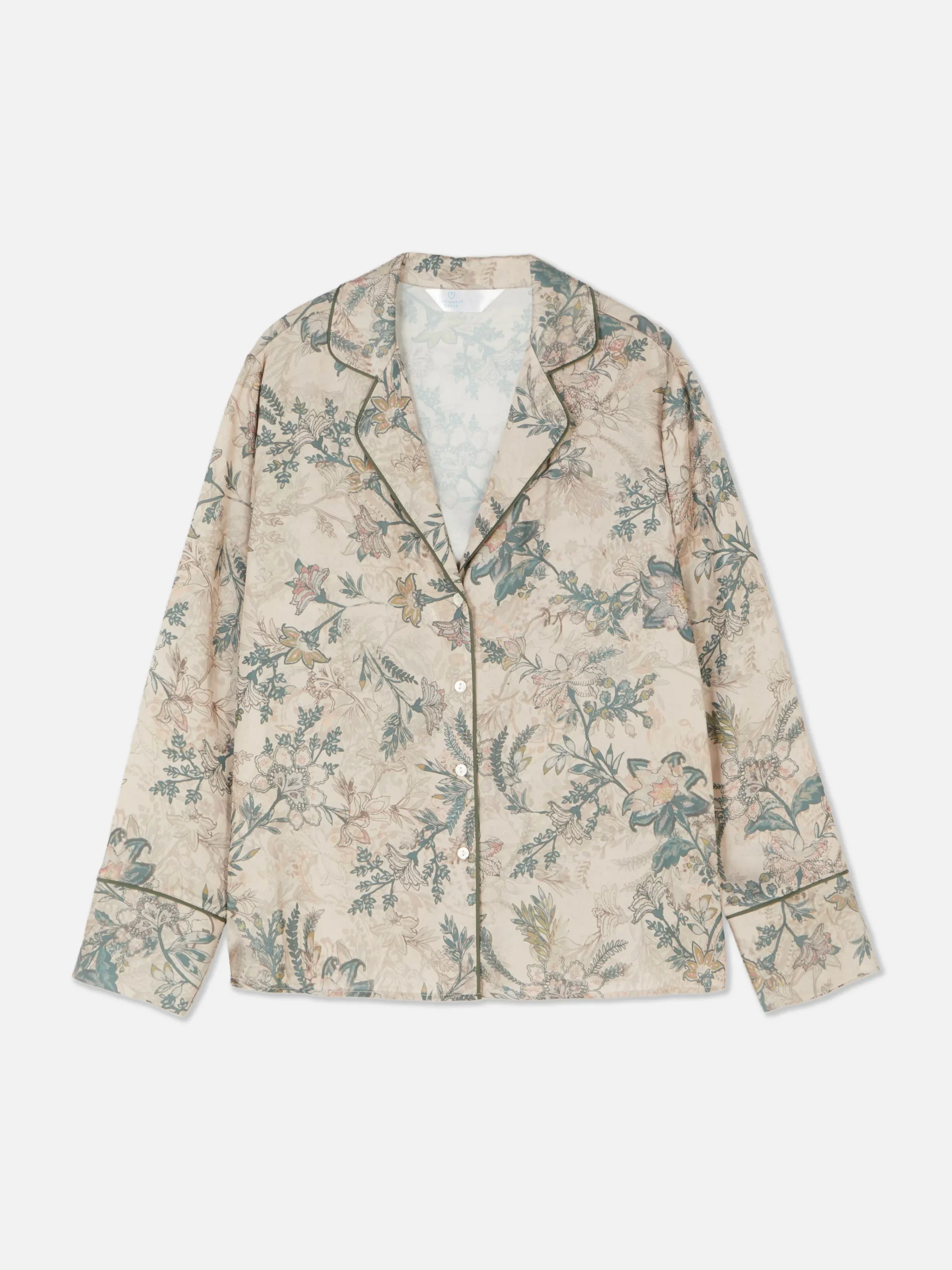 Femme Primark Hauts De Pyjama|Chemise De Pyjama En Satin à Fleurs