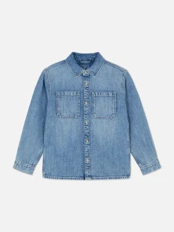 Enfant Primark Chemises|Chemise En Jean à Manches Longues