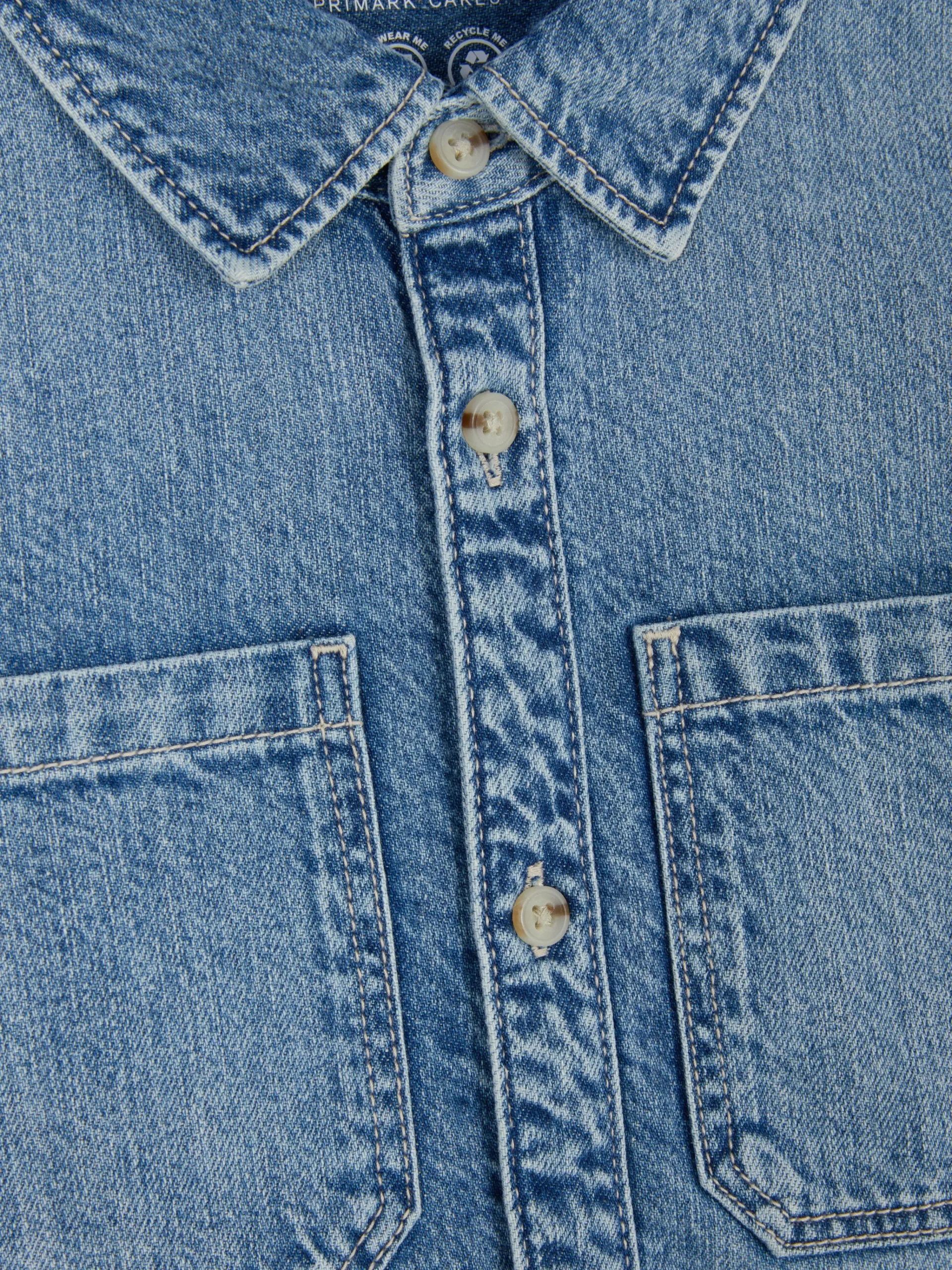 Enfant Primark Chemises|Chemise En Jean à Manches Longues