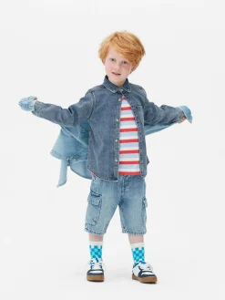 Enfant Primark Chemises|Chemise En Jean Boutonnée