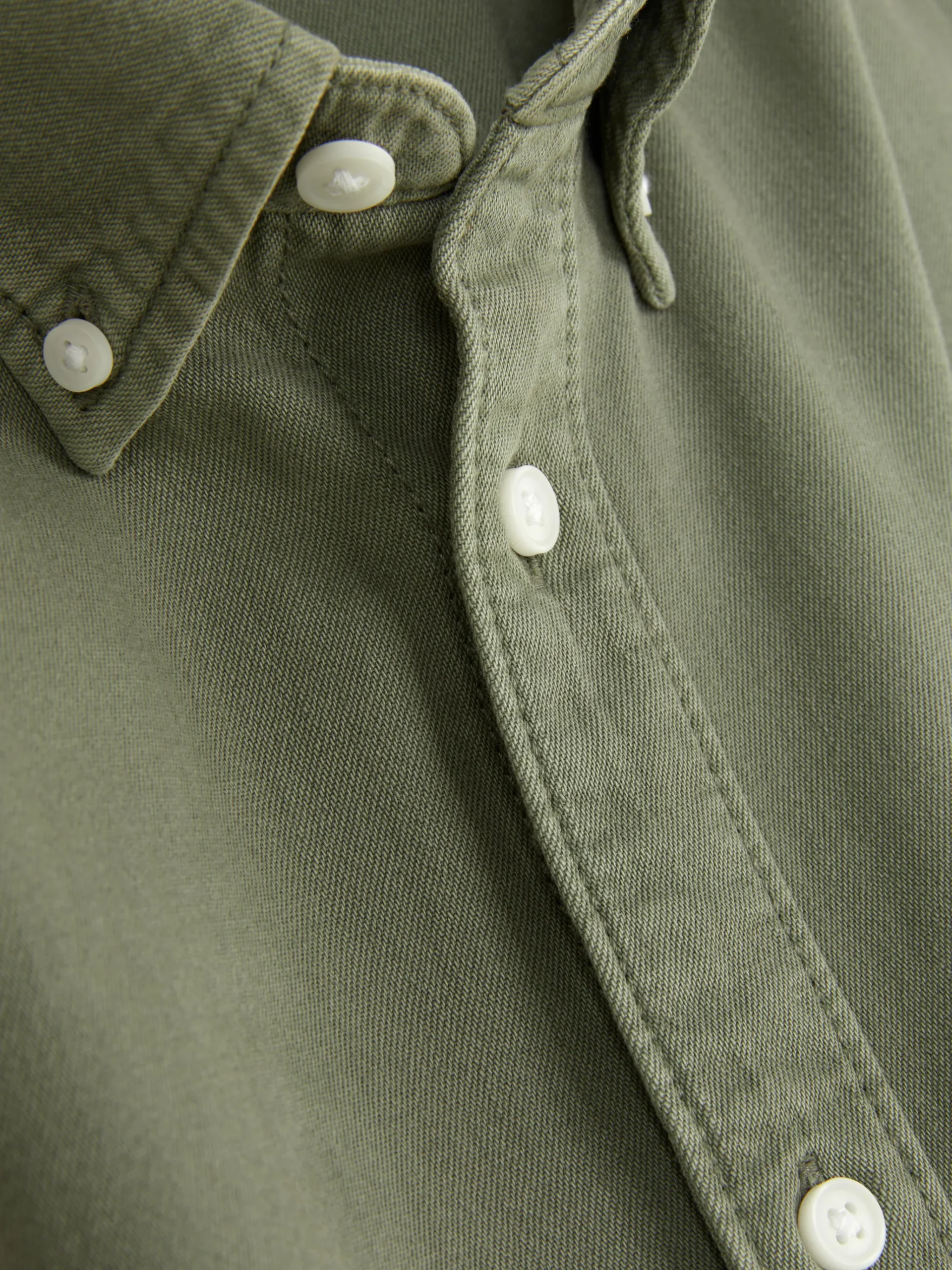 Homme Primark Chemises|Chemise En Sergé De Coton à Manches Longues