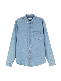 Homme Primark Chemises|Chemise En Sergé De Coton à Manches Longues