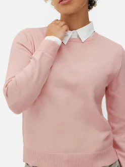 Femme Primark Pulls Et Gilets|Chemise Et Pull 2-en-1