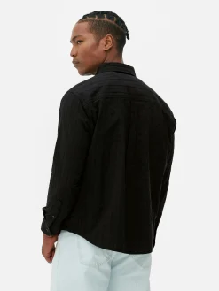 Homme Primark Chemises|Chemise Jacquard à Manches Longues