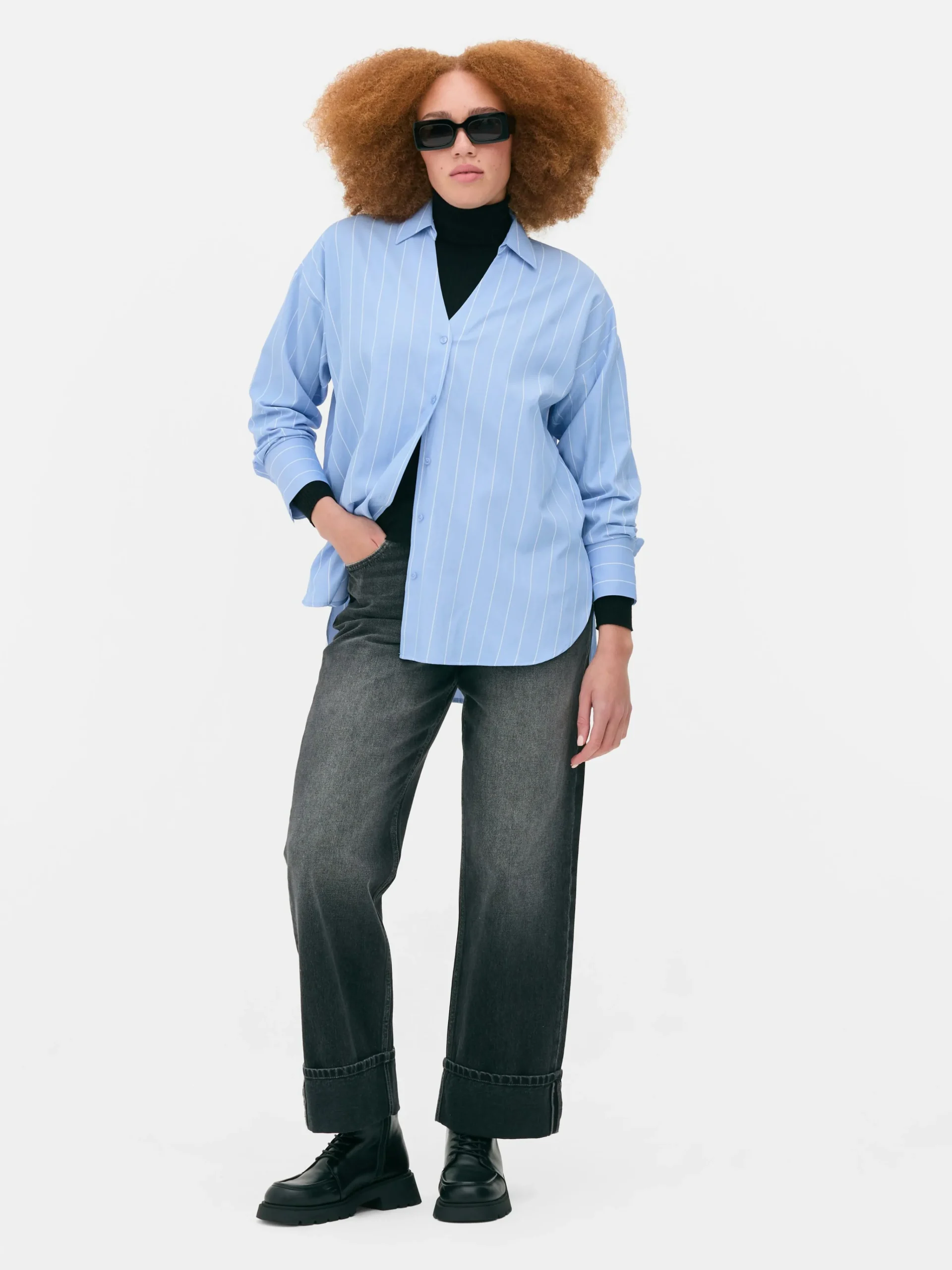 Femme Primark Chemises Et Blouses|Chemise Oversize En Popeline