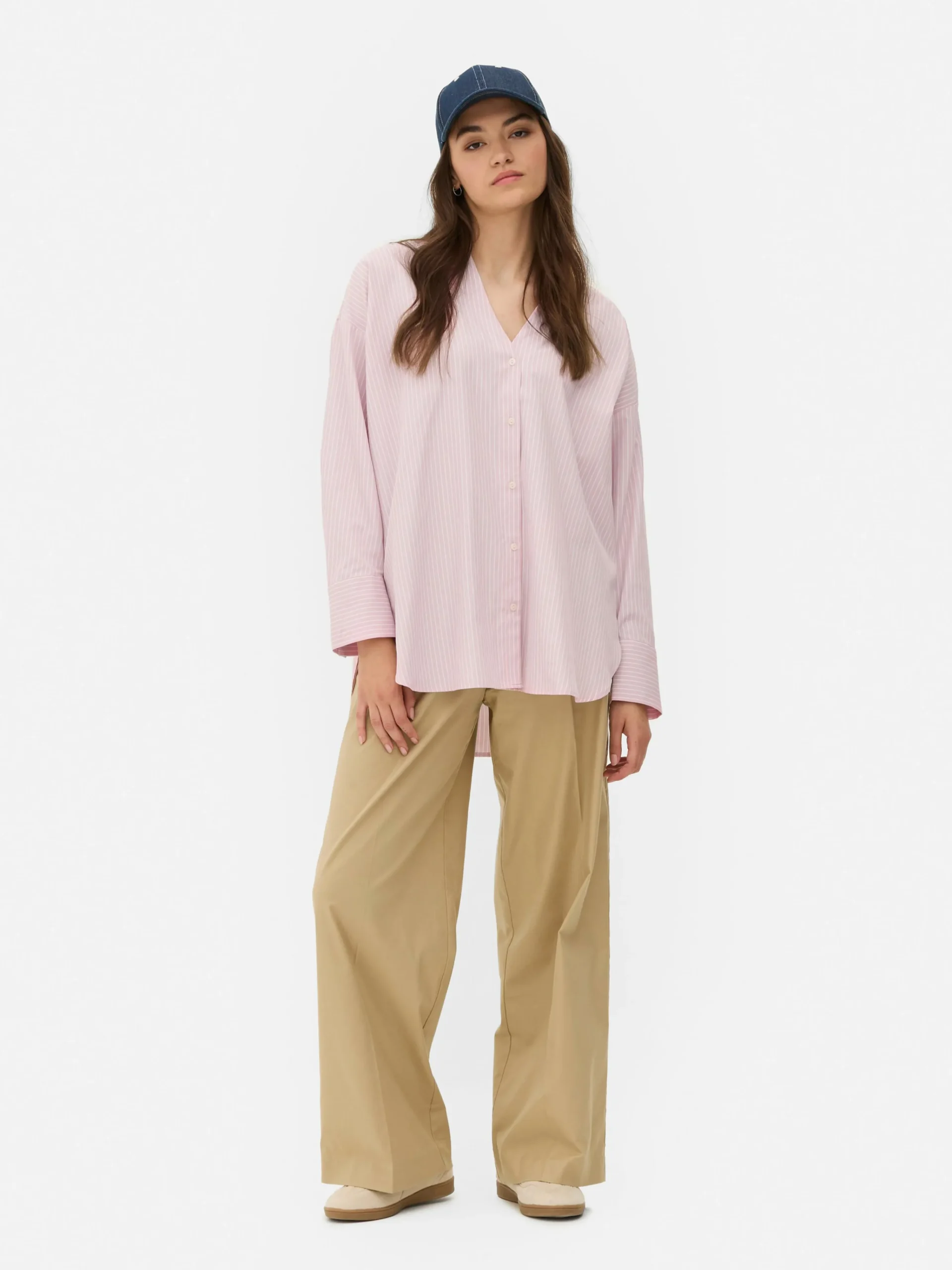 Femme Primark Chemises Et Blouses|Chemise Oversize En Popeline