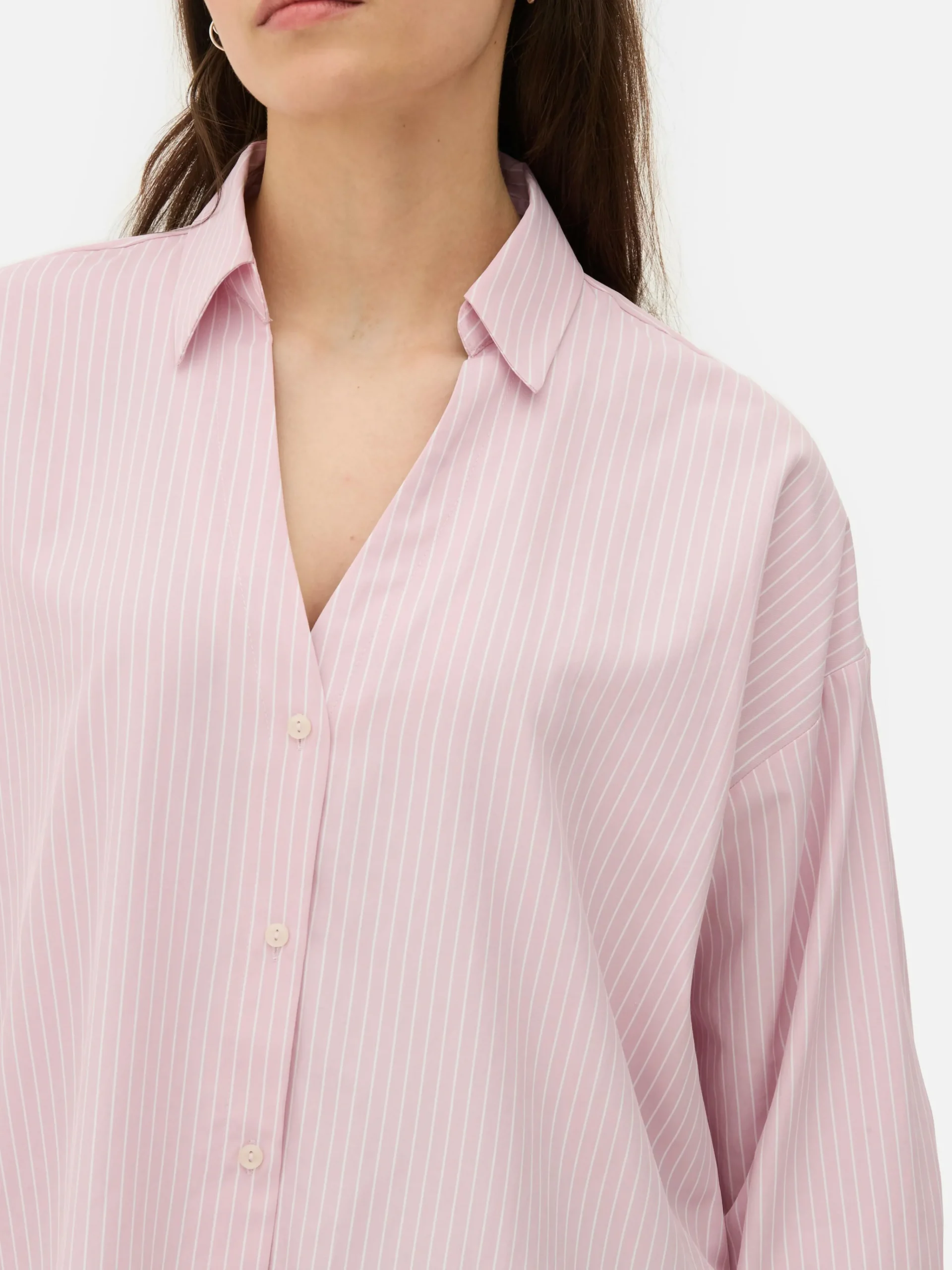 Femme Primark Chemises Et Blouses|Chemise Oversize En Popeline