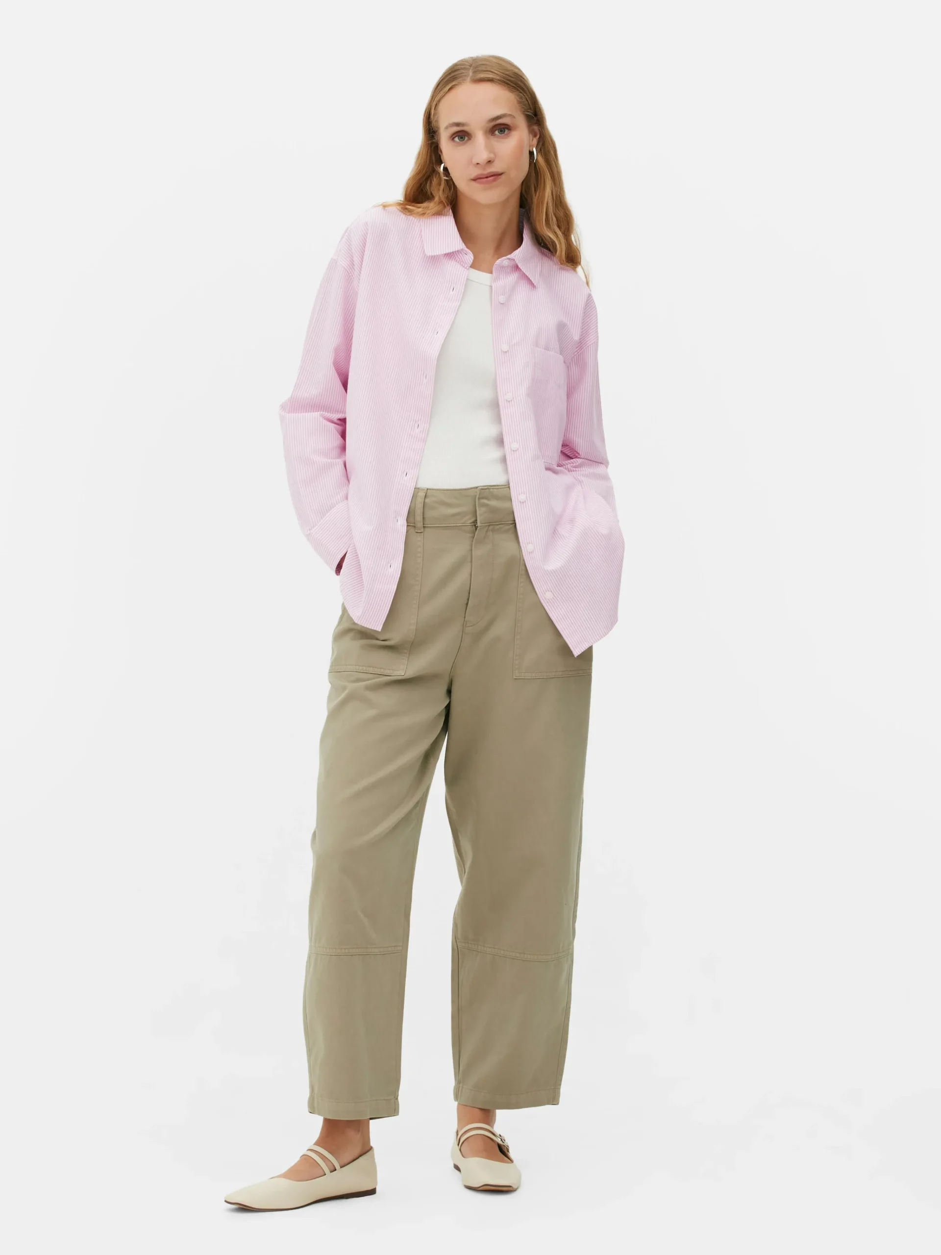 Femme Primark Chemises Et Blouses|Chemise Oxford à Rayures