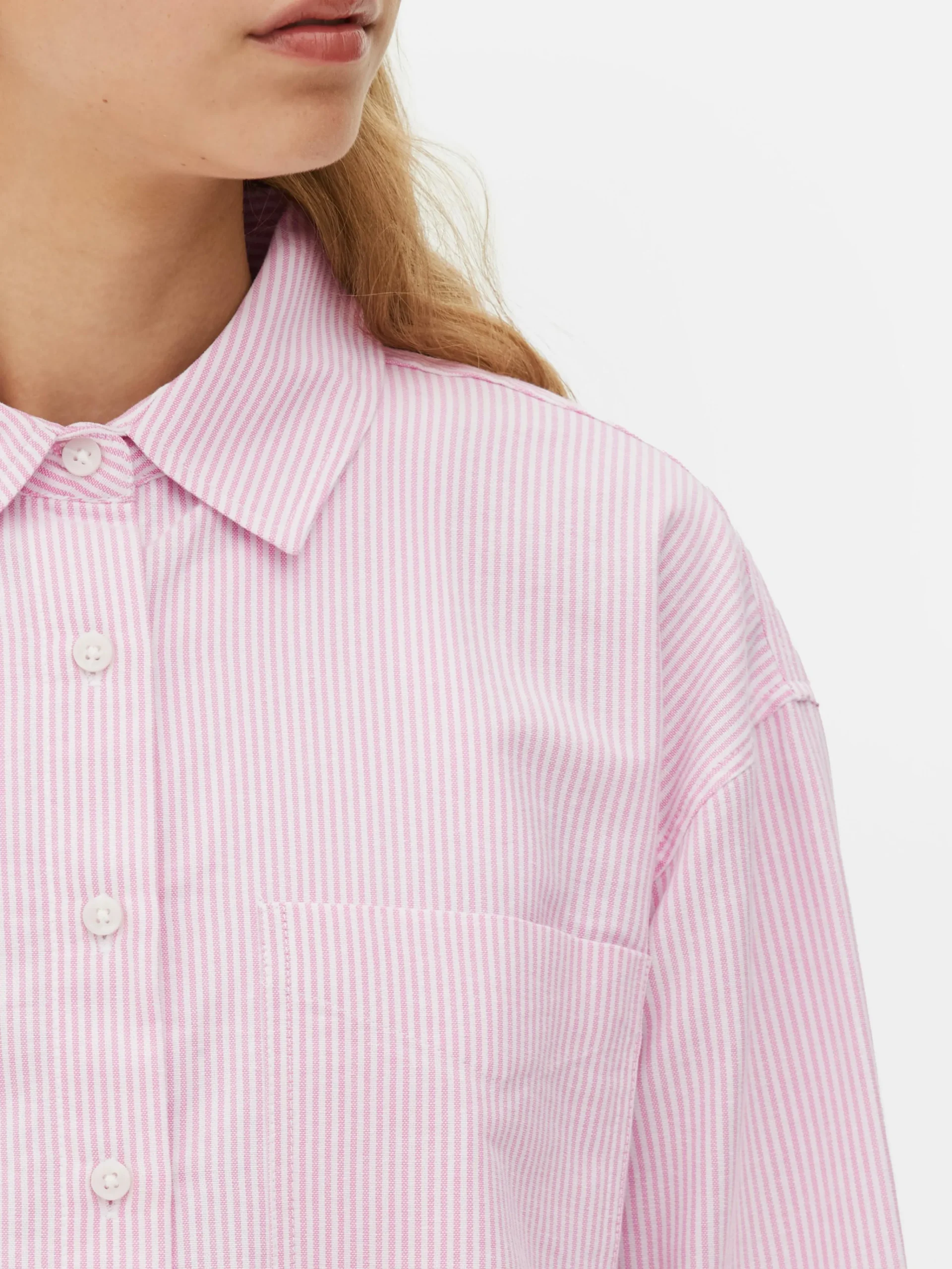 Femme Primark Chemises Et Blouses|Chemise Oxford à Rayures