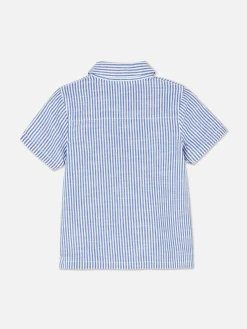 Primark Hauts Et T-Shirts|Chemise Rayée à Manches Courtes