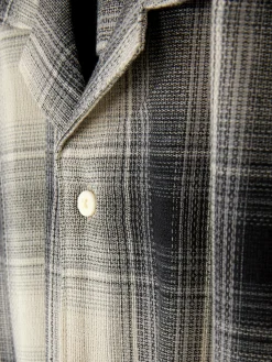 Homme Primark Chemises|Chemise Texturée à Carreaux Et à Manches Courtes