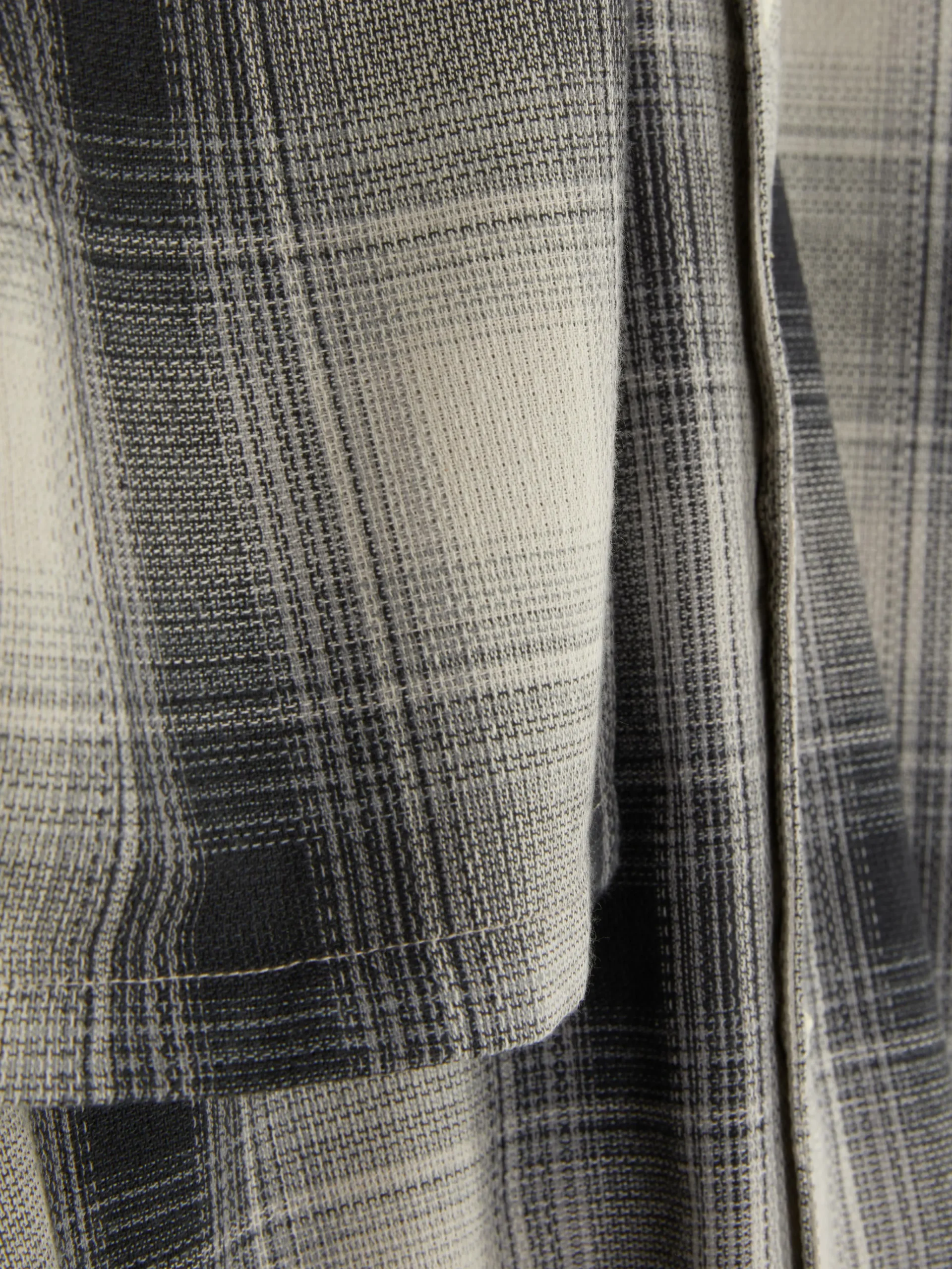 Homme Primark Chemises|Chemise Texturée à Carreaux Et à Manches Courtes