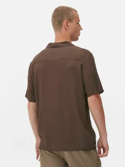 Homme Primark Chemises|Chemise Texturée à Manches Courtes