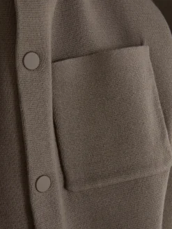 Homme Primark Chemises|Chemise Tricotée à Boutons-pression