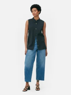 Femme Primark Chemises Et Blouses|Chemisier Boutonné Sans Manches
