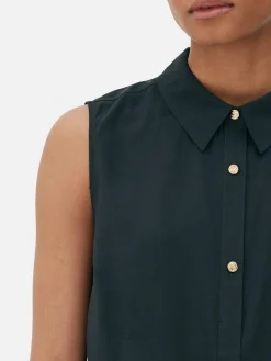 Femme Primark Chemises Et Blouses|Chemisier Boutonné Sans Manches