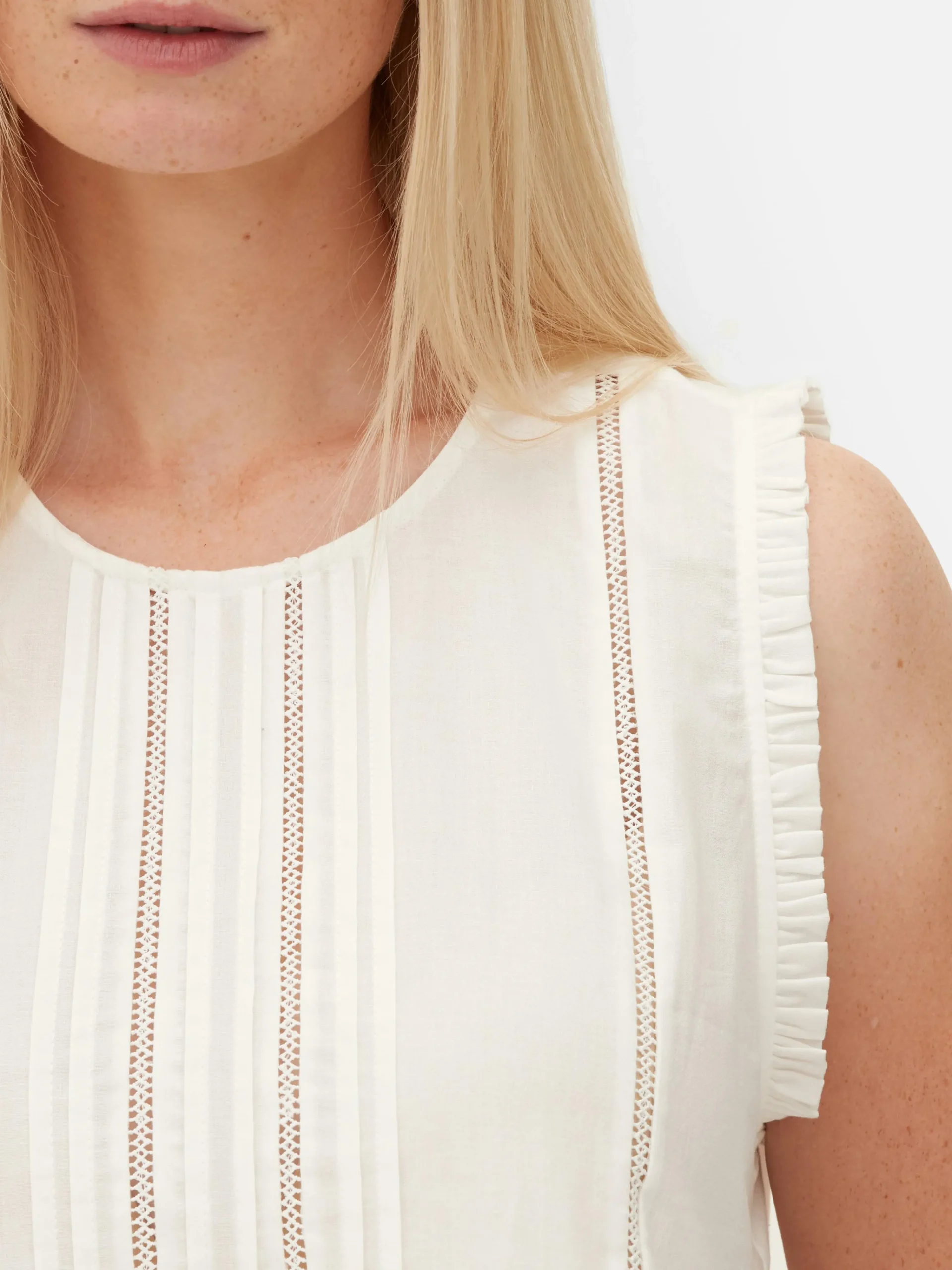 Femme Primark Chemises Et Blouses|Chemisier Sans Manches à Volants