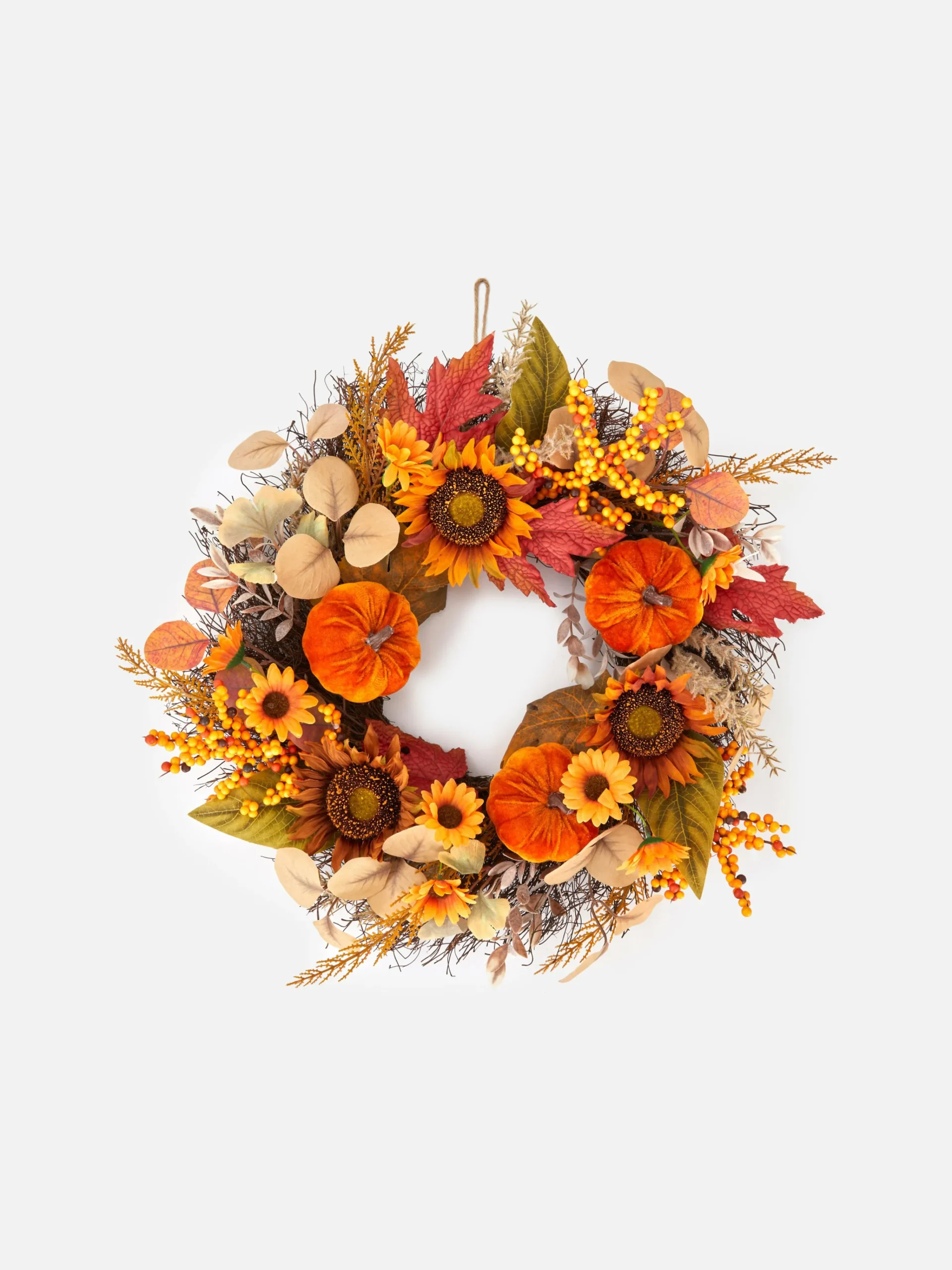 Primark Déco Et Friandises D'Halloween|Tout Halloween|Couronne Automnale Avec Feuilles Artificielles