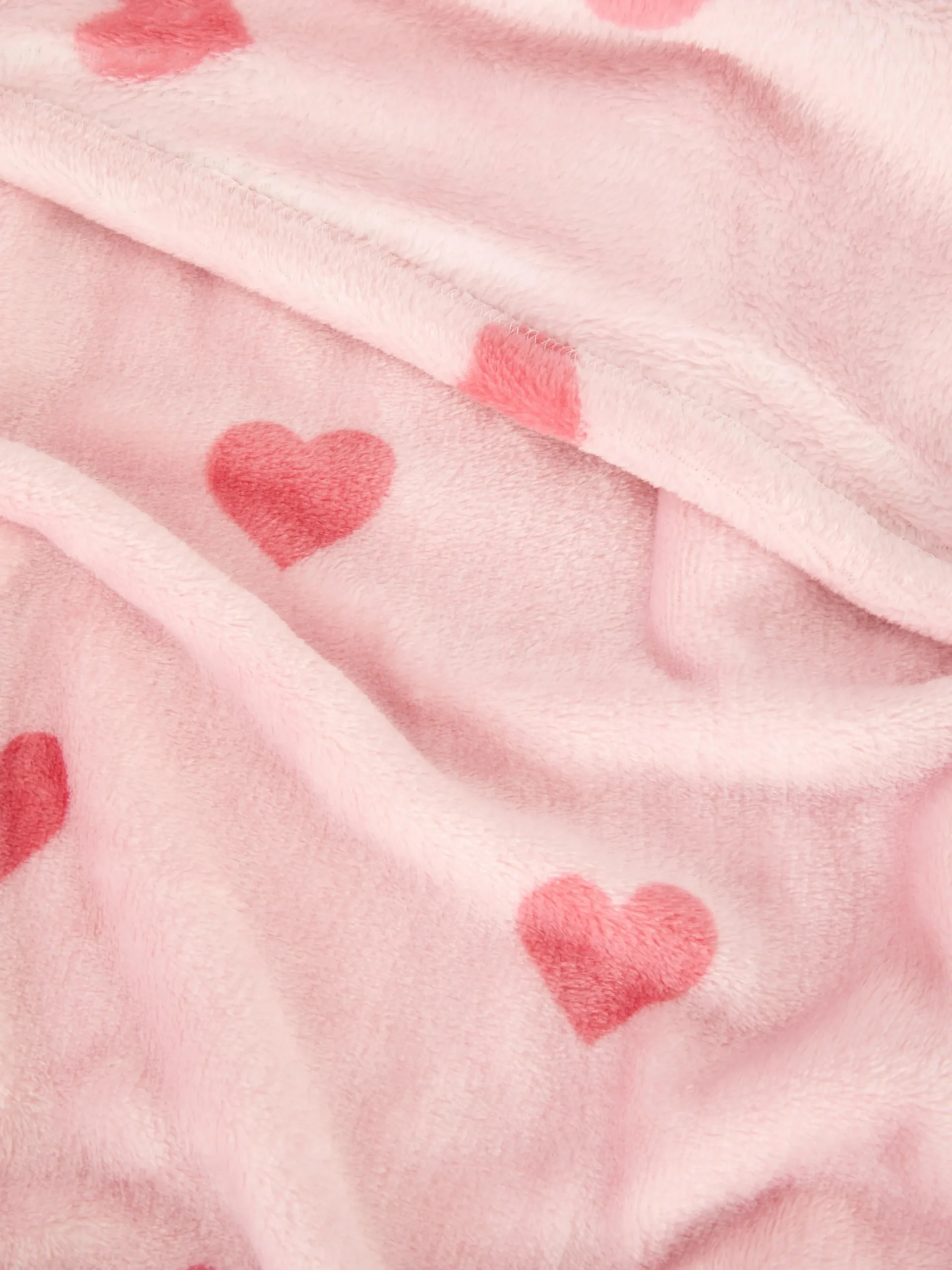 Primark Couvertures Et Jetés De Lit|Couverture Douce à Motif Cœur