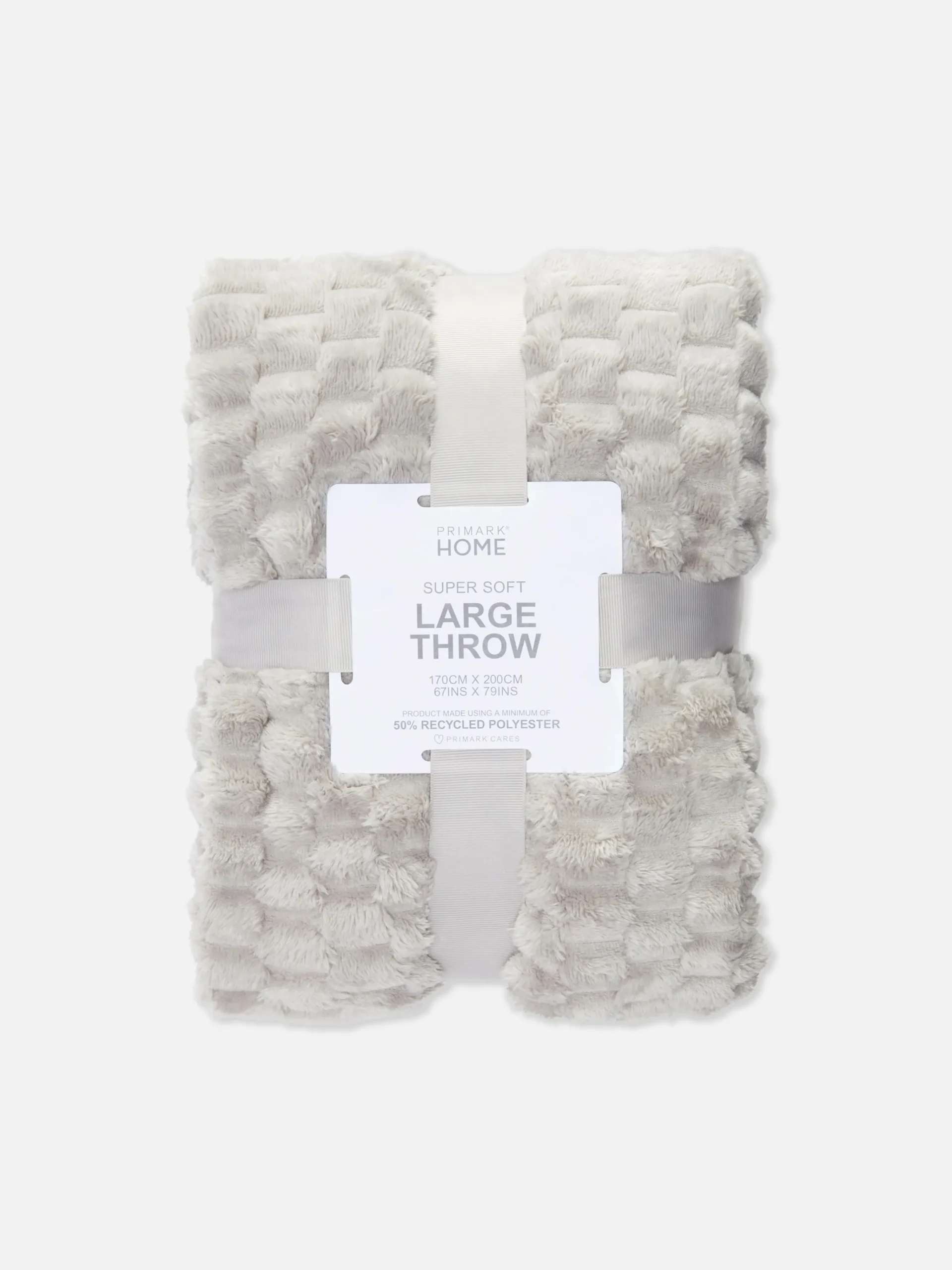 Primark Couvertures Et Jetés De Lit|Couverture Texturée Effet Nid D'abeille Ultra-douce