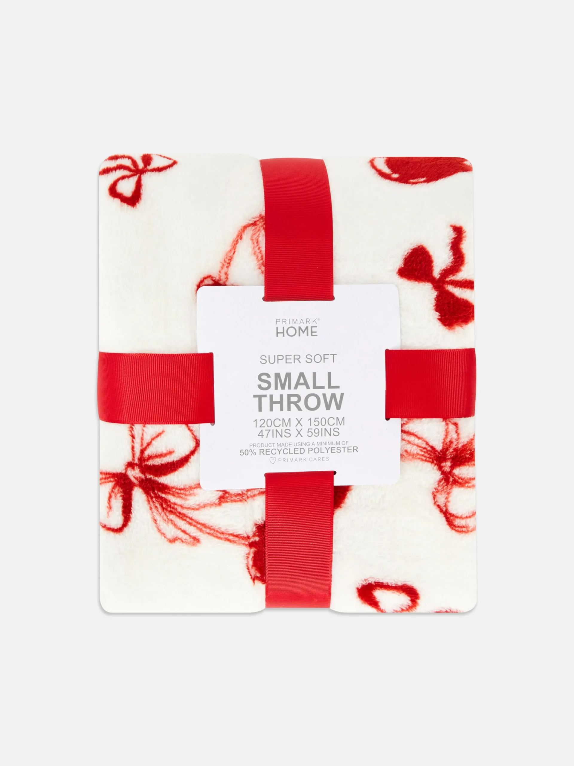 Primark Couvertures Et Jetés De Lit|Couverture Ultra-douce à Motif Cerise