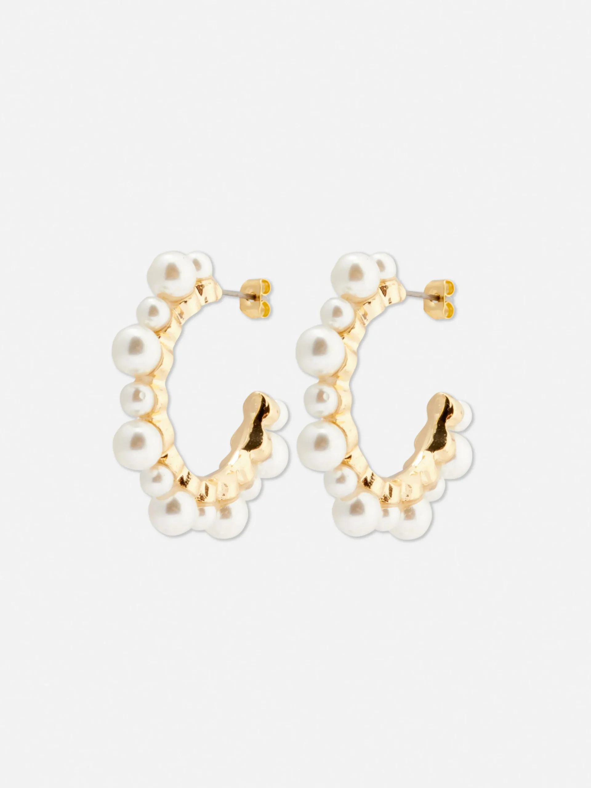 Femme Primark Bijoux|Créoles En Fausses Perles