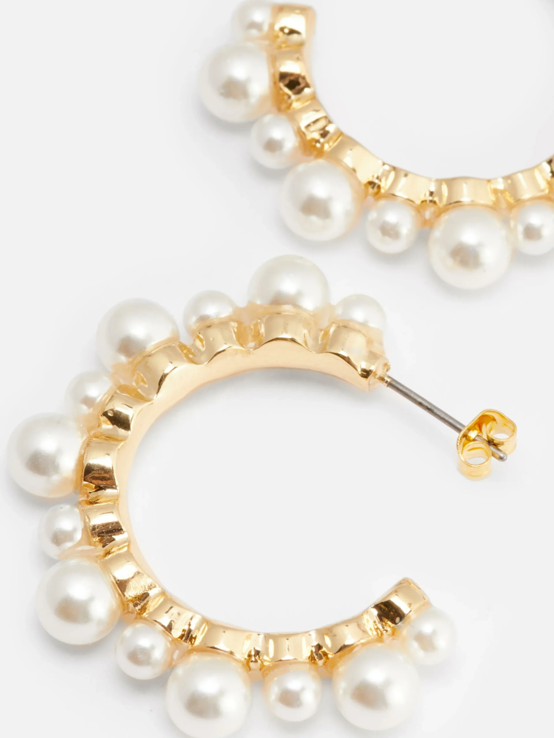 Femme Primark Bijoux|Créoles En Fausses Perles