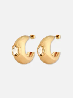 Femme Primark Bijoux|Créoles épaisses à Fausses Gemmes Rita Ora