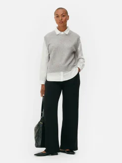 Femme Primark Chemises Et Blouses|Débardeur Chemise 2-en-1 Superposé