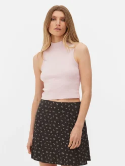 Femme Primark Hauts Et T-Shirts|Débardeur Court à Col Montant