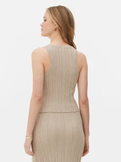 Femme Primark Hauts Et T-Shirts|Débardeur Côtelé à Dos Nageur