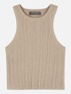 Femme Primark Hauts Et T-Shirts|Débardeur Côtelé à Dos Nageur