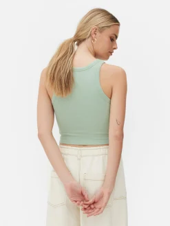 Femme Primark Hauts Et T-Shirts|Débardeur Côtelé à Dos Nageur